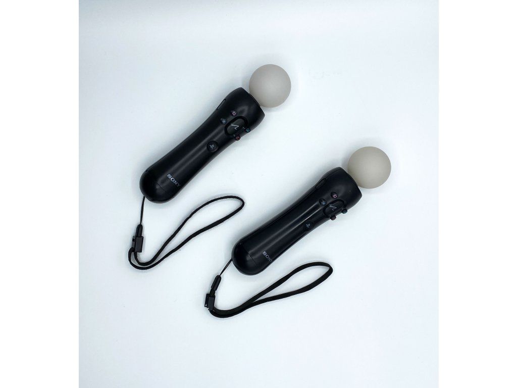 Dva originálne ovládače PlayStation Move s mini USB pre PS3, PS4 a PS5